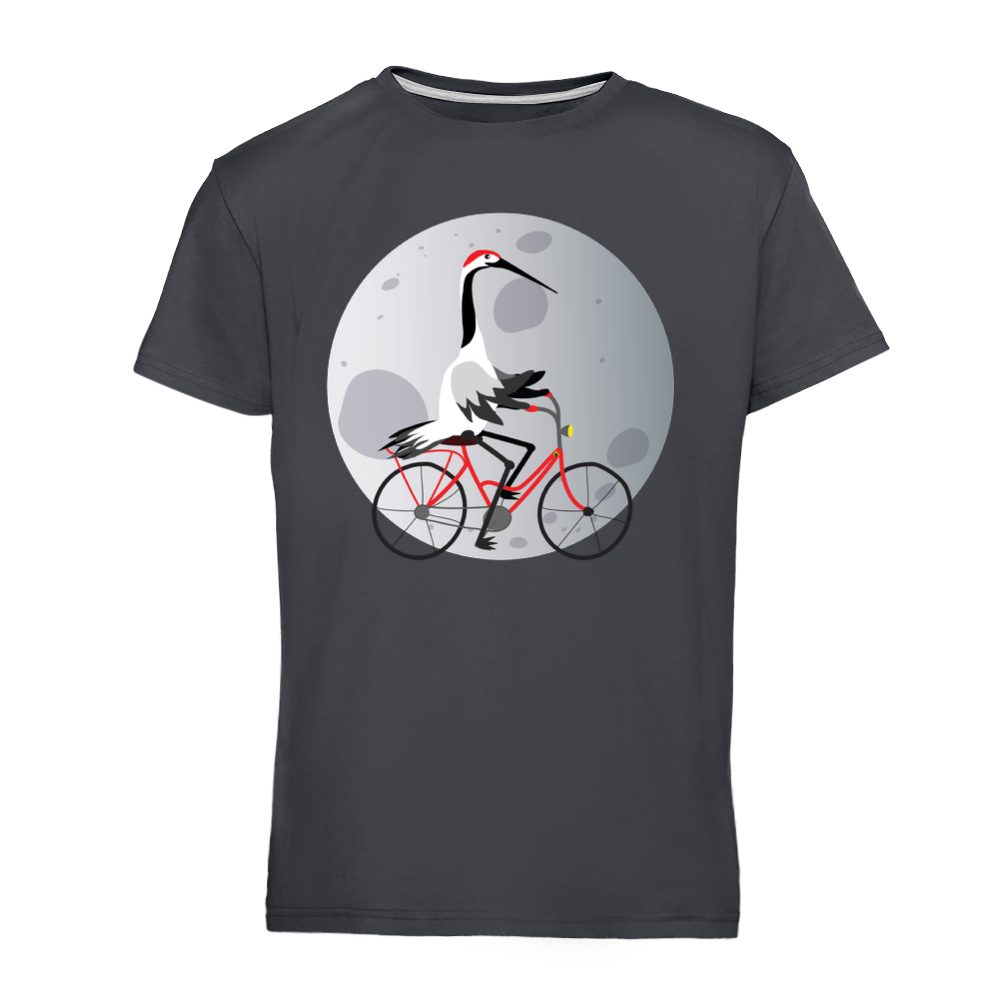 Japanski ždral na bicikli